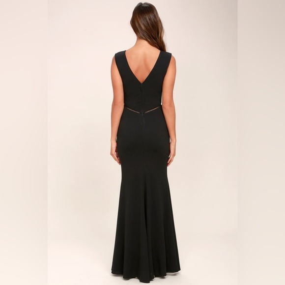 Lulus See You Swoon Black Maxi Dress Size S NWT - Picture 4 of 8